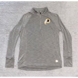 '47 Forward Washington Redskins Quarter Zip Performance Pullover Women Small